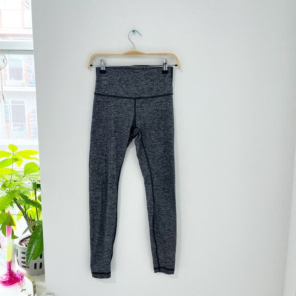 Lululemon Space Gray Wunder Under Leggings Size 6 - Picture 1 of 4